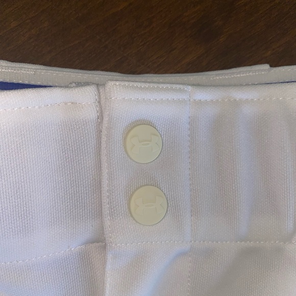 MENS UNDER ARMOUR BASEBALL PANT XL WHITE - Picture 2 of 8